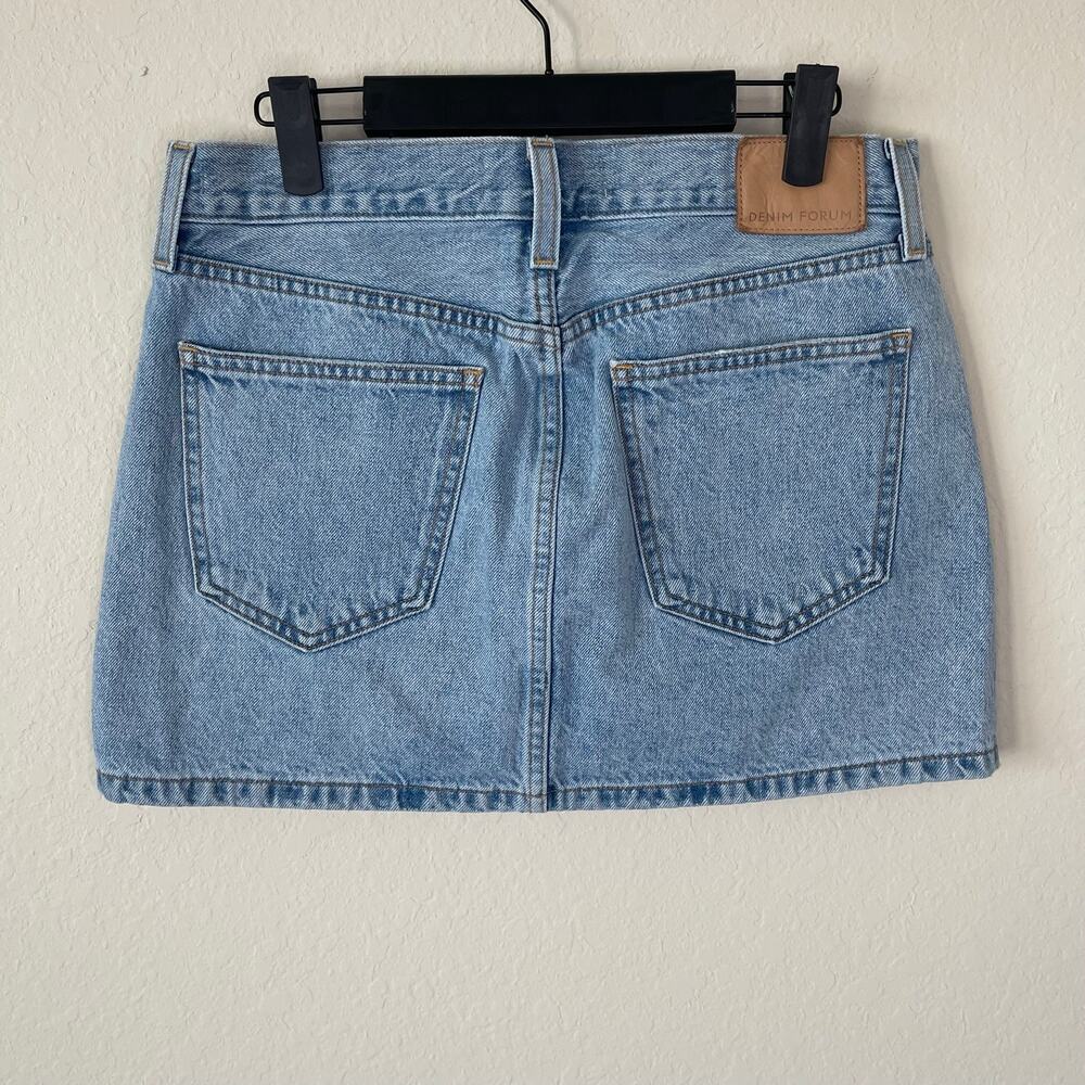 Denim Forum The '90s Ricci Denim Skirt 7 Yrs Bleu Taboo - Size 28 - Picture 4 of 7